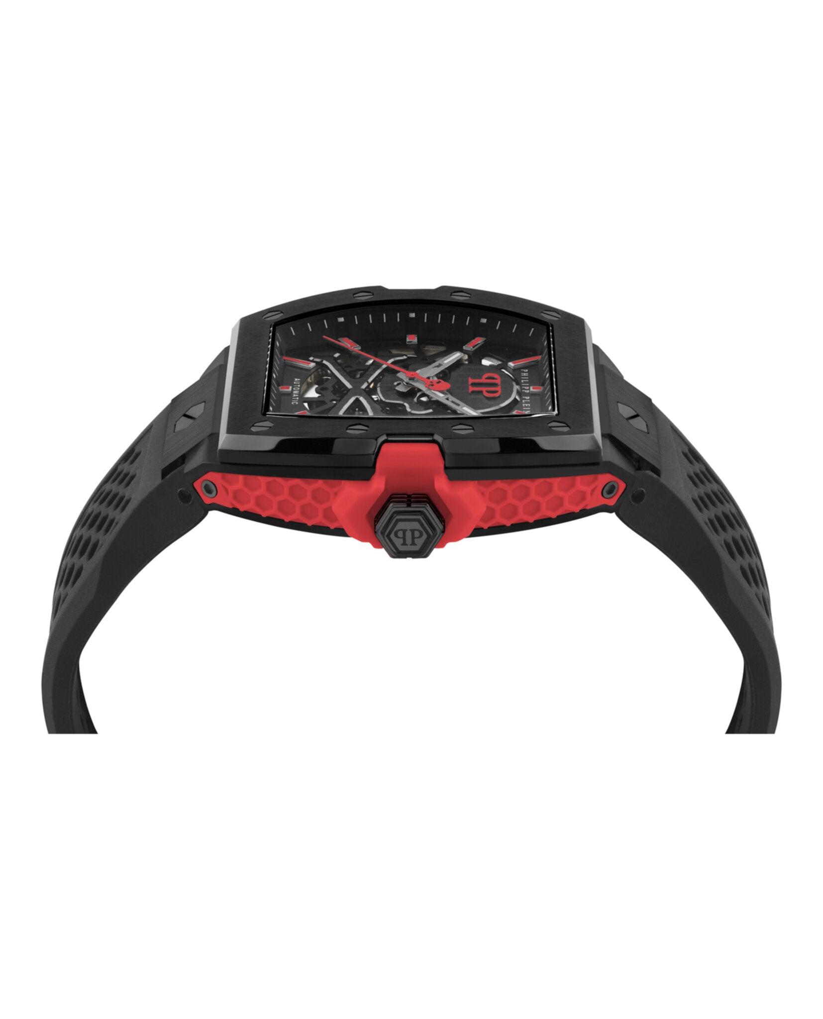 Philipp Plein Mens Black 44mm Strap Fashion Watch