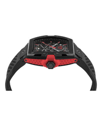 Philipp Plein Mens Black 44mm Strap Fashion Watch