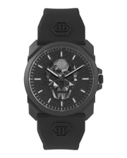 Philipp Plein Mens The $kull IP Black 40mm Strap Fashion Watch