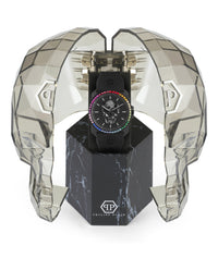 Philipp Plein Mens IP Black 40mm Strap Fashion Watch