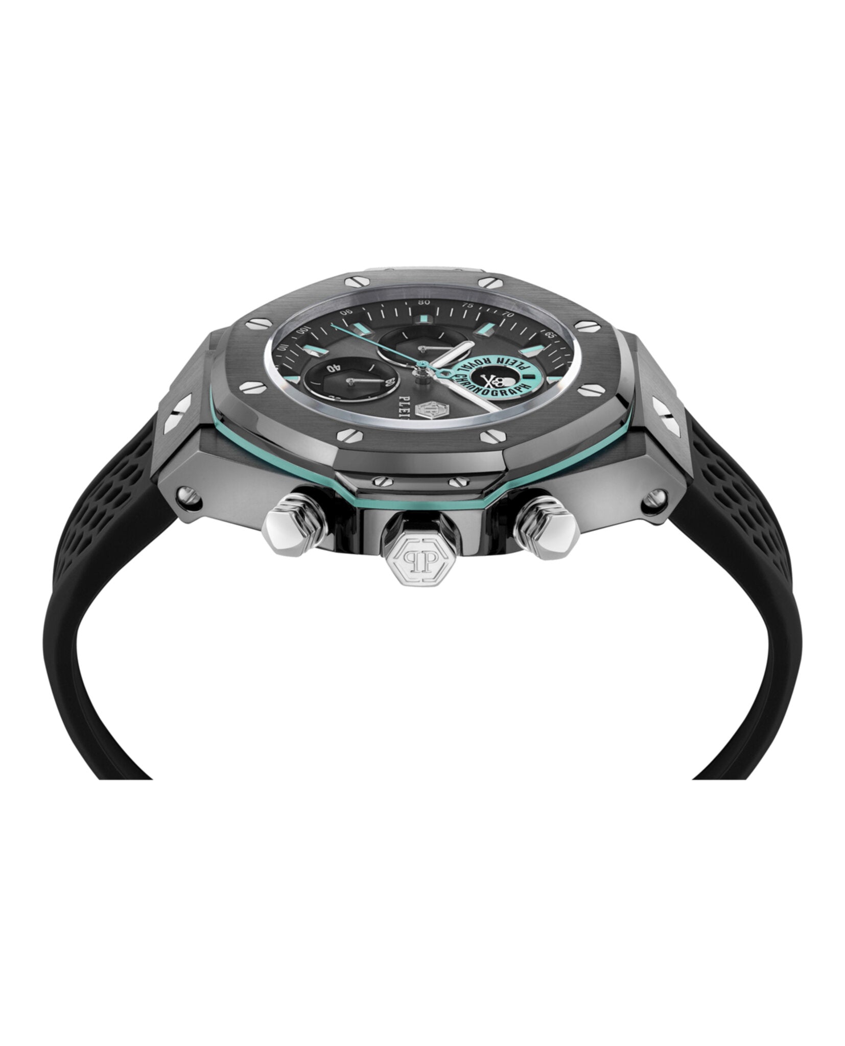 Philipp Plein Mens 46mm Strap Fashion Watch
