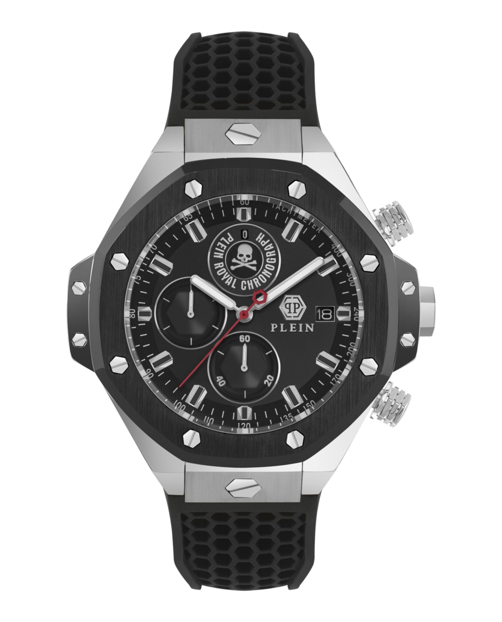 Philipp Plein Mens 46mm Strap Fashion Watch