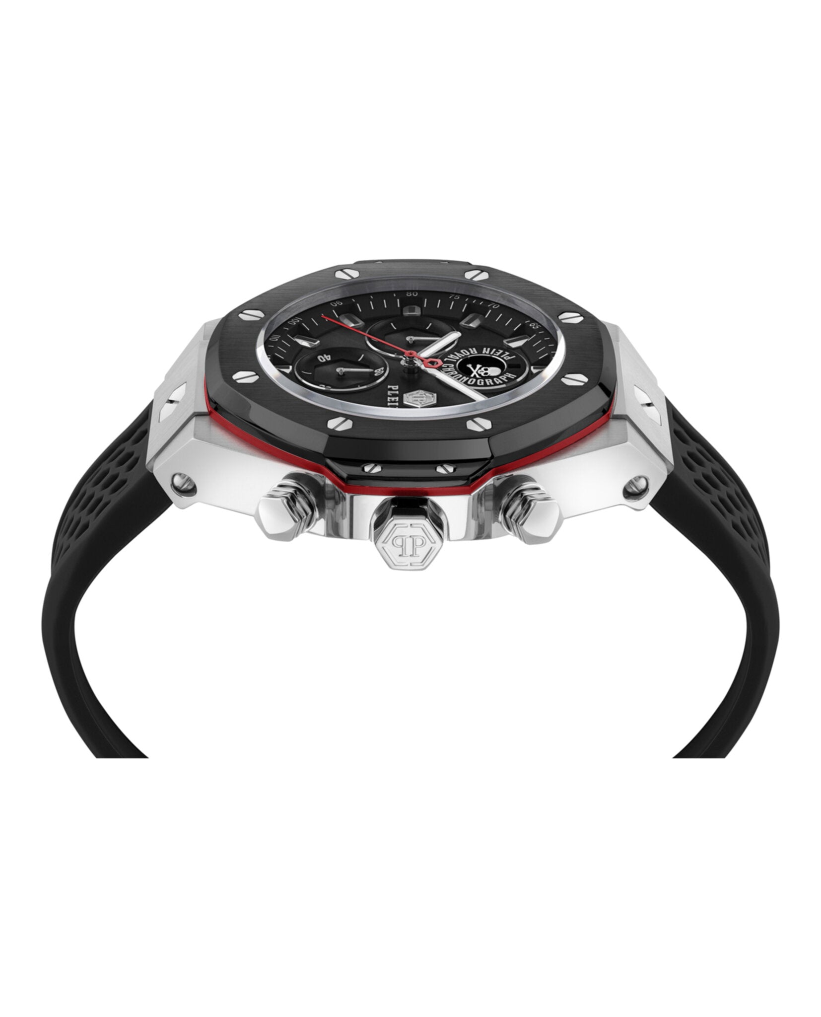 Philipp Plein Mens 46mm Strap Fashion Watch