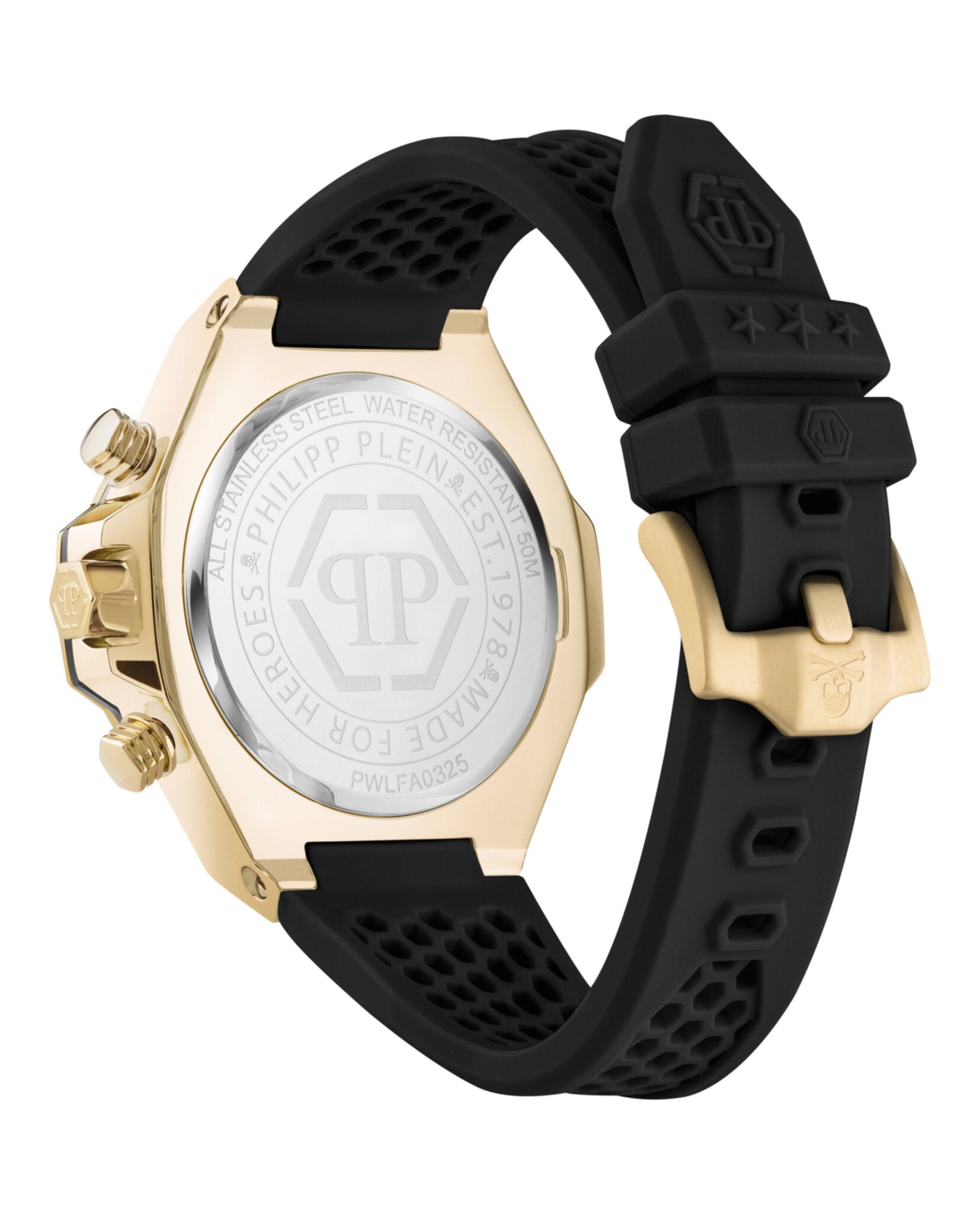 Philipp Plein Mens 46mm Strap Fashion Watch