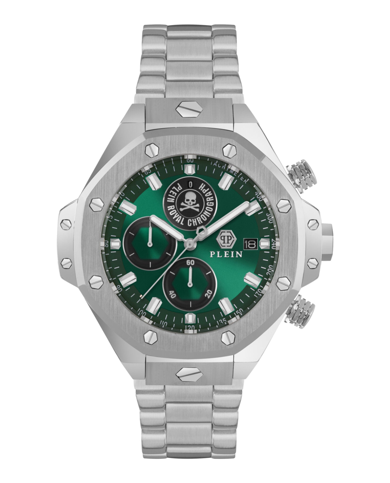 Philipp Plein Mens 46mm Strap Fashion Watch