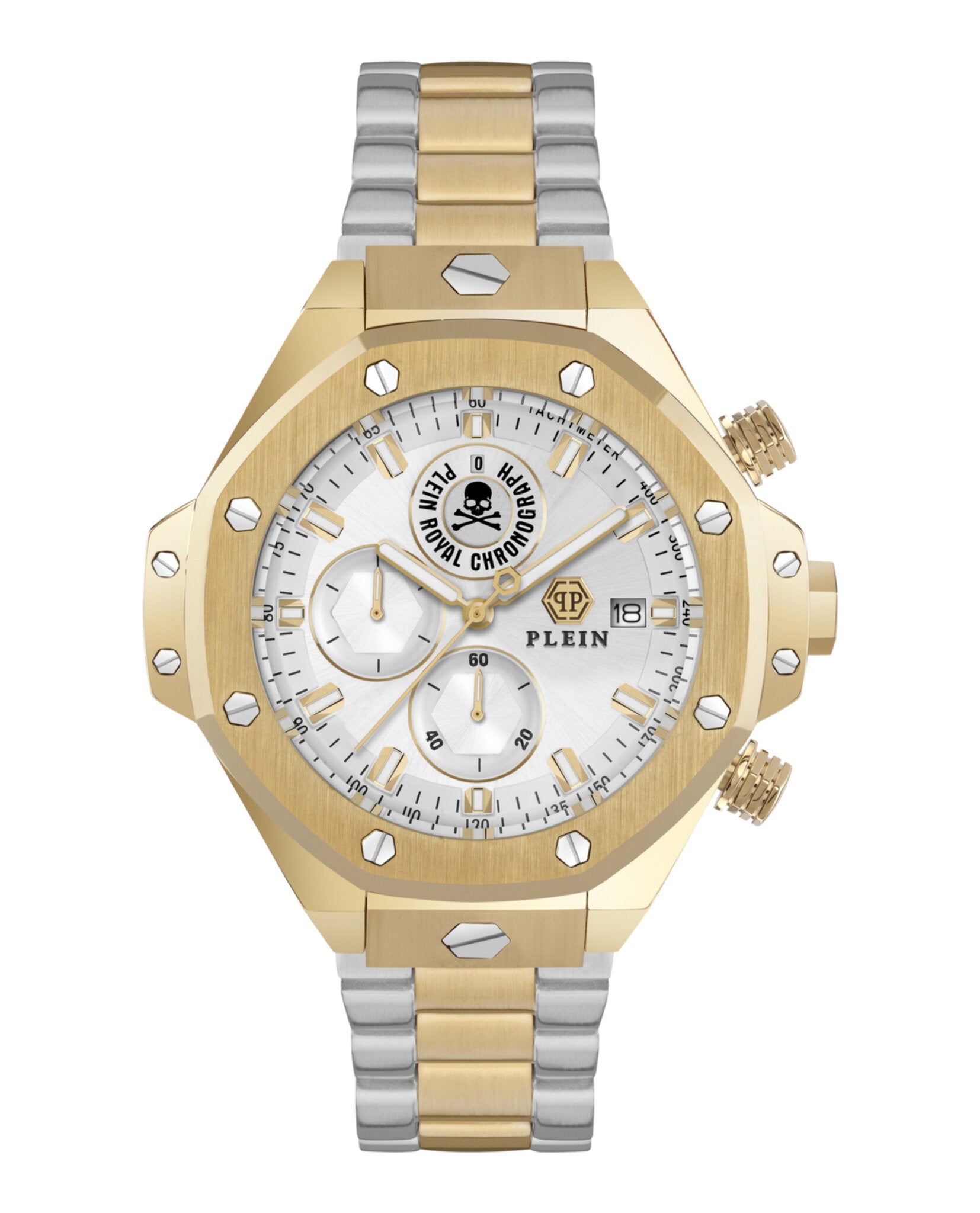 Philipp Plein Mens 46mm Strap Fashion Watch