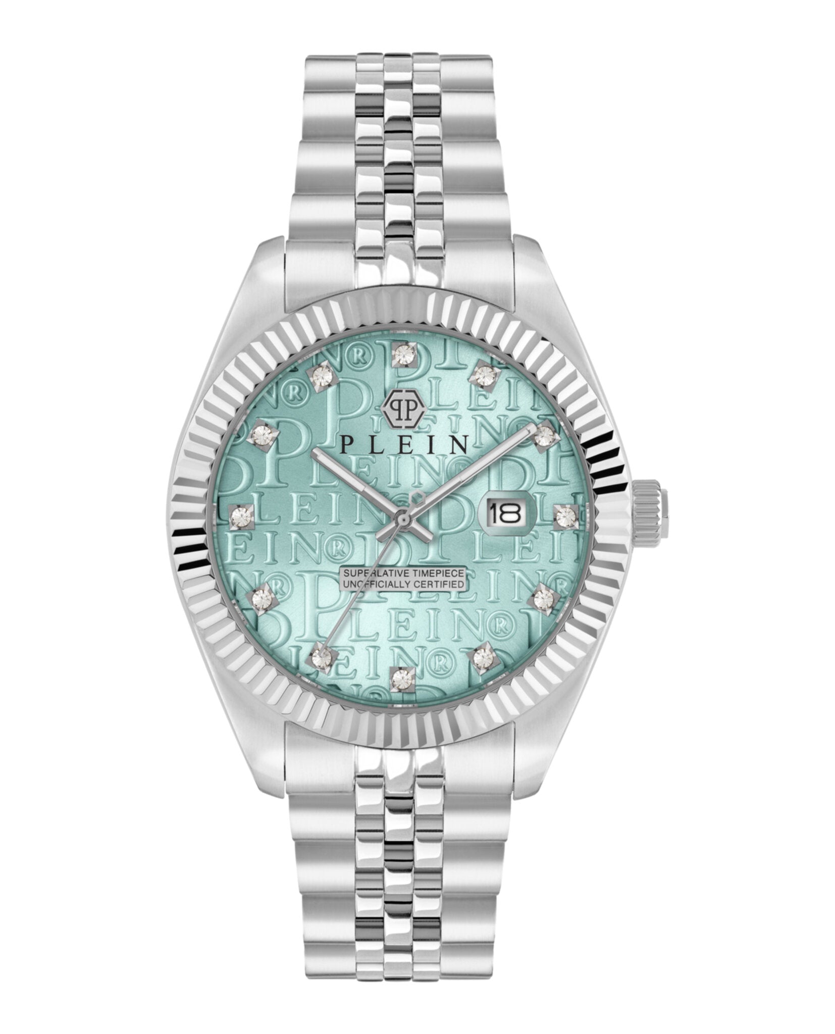 Philipp Plein Mens Stainless Steel 41mm Bracelet Fashion Watch