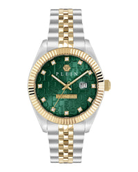 Philipp Plein Mens Two Tone 41mm Bracelet Fashion Watch