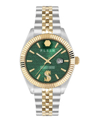 Philipp Plein Mens Two Tone 41mm Bracelet Fashion Watch