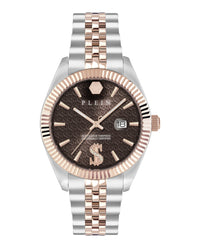 Philipp Plein Mens Two Tone 41mm Bracelet Fashion Watch