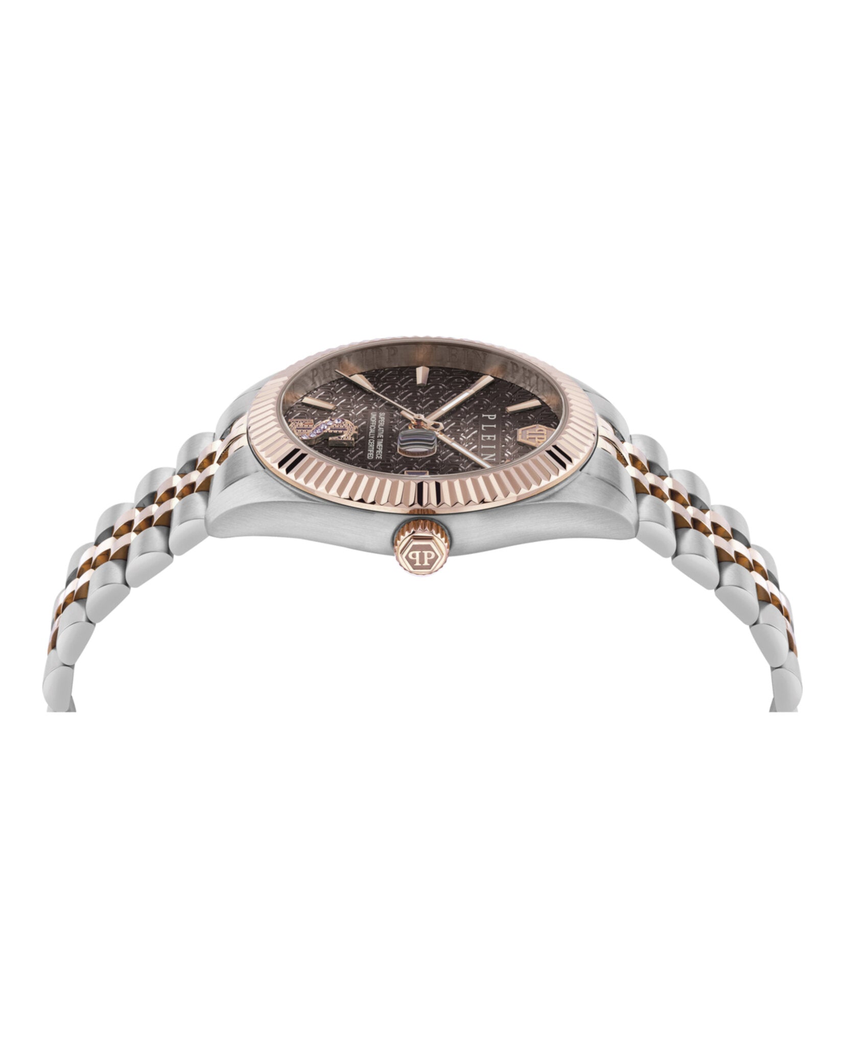 Philipp Plein Mens Two Tone 41mm Bracelet Fashion Watch