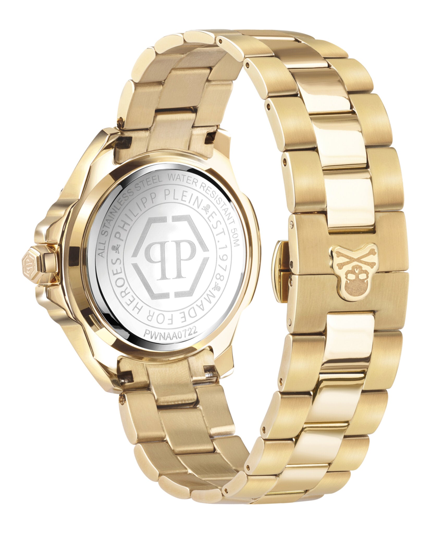 Philipp Plein Mens The $kull 46mm Strap Fashion Watch