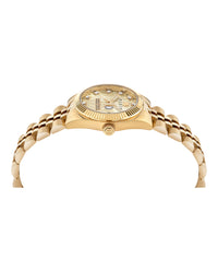 Philipp Plein Womens Gold 28mm Bracelet Fashion Watch