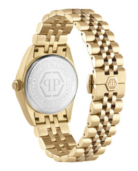 Philipp Plein Womens Gold 28mm Bracelet Fashion Watch