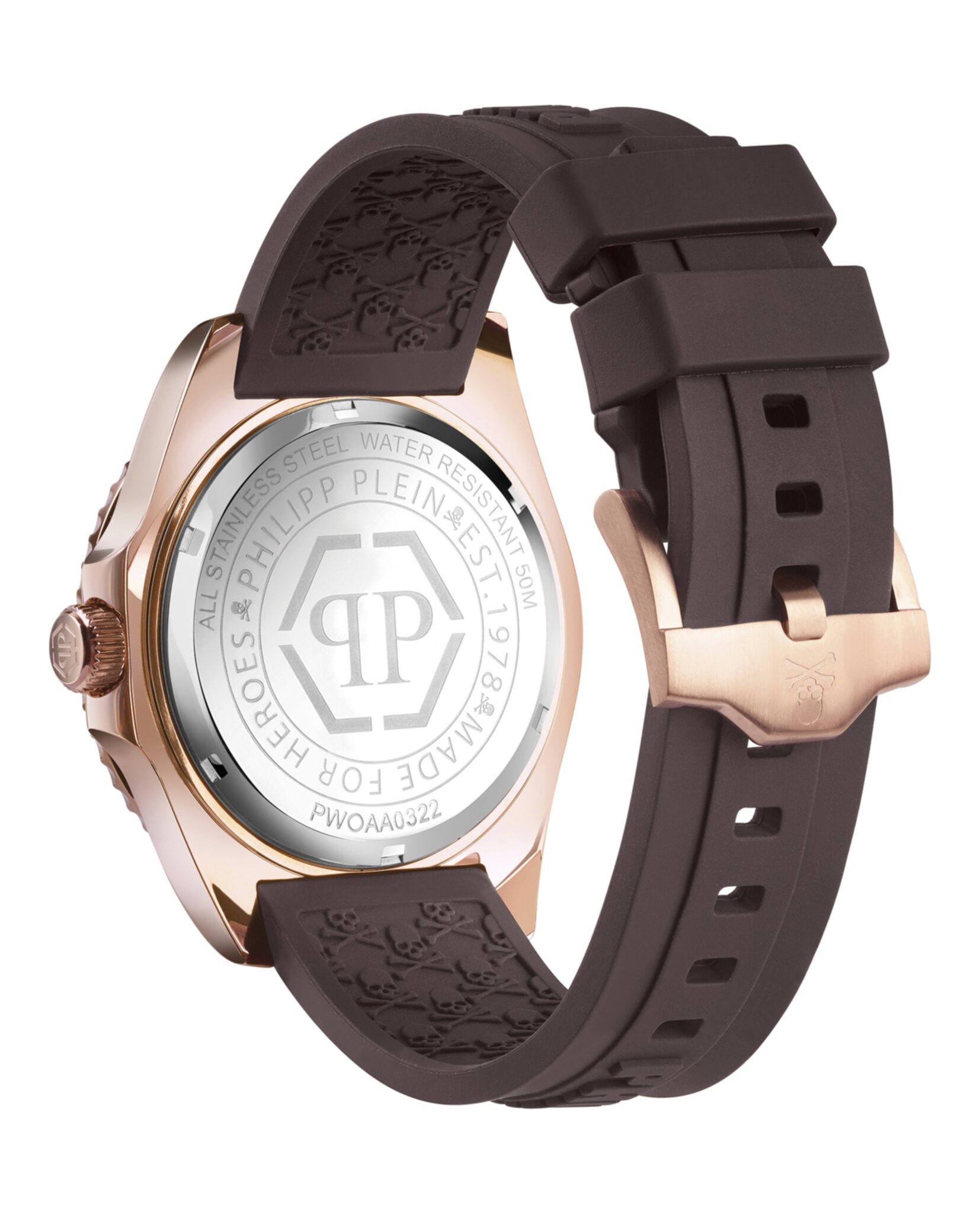 Philipp Plein Mens The $kull 46mm Strap Fashion Watch