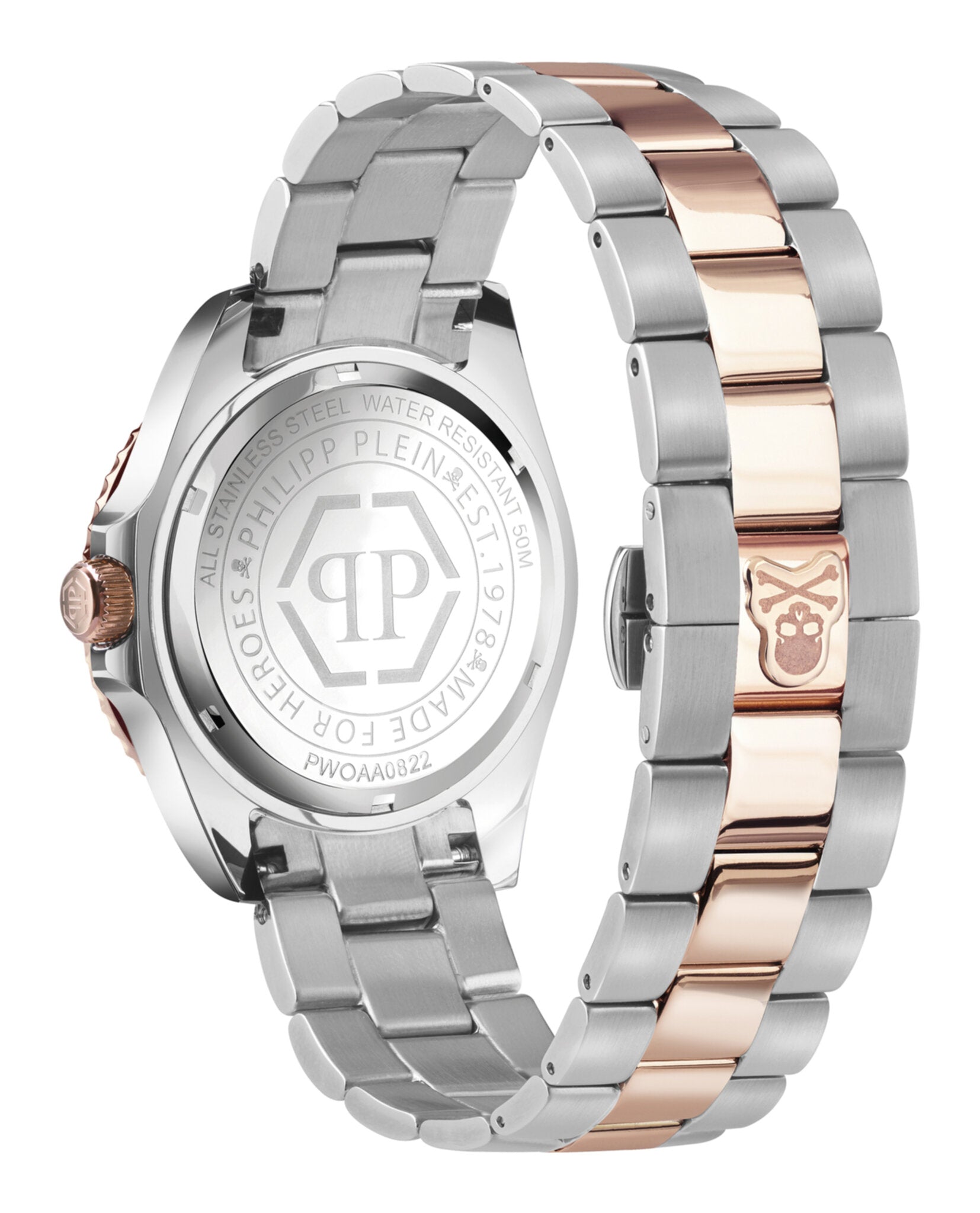 Philipp Plein Mens The $kull 46mm Strap Fashion Watch