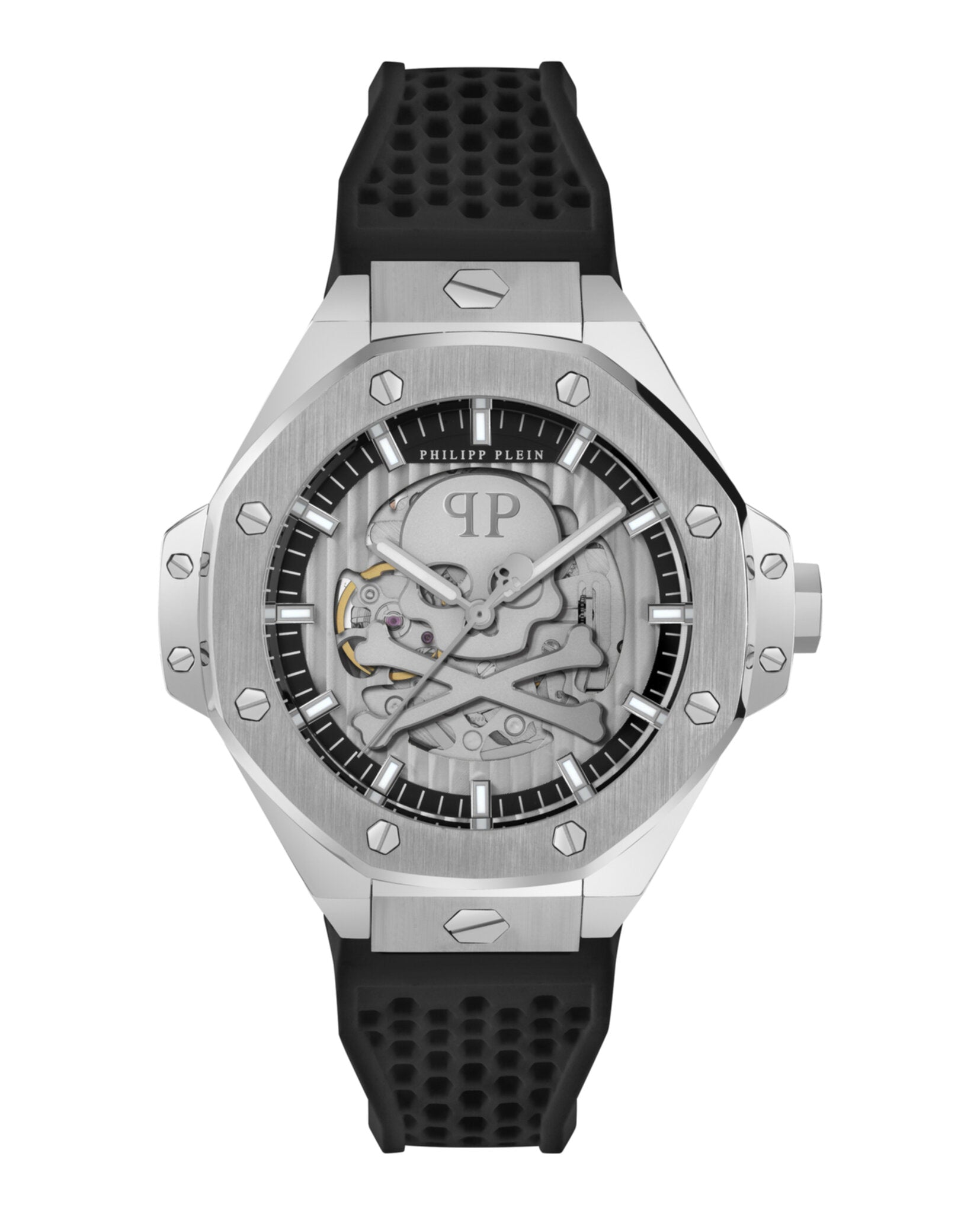Philipp Plein Mens 46mm Strap Fashion Watch