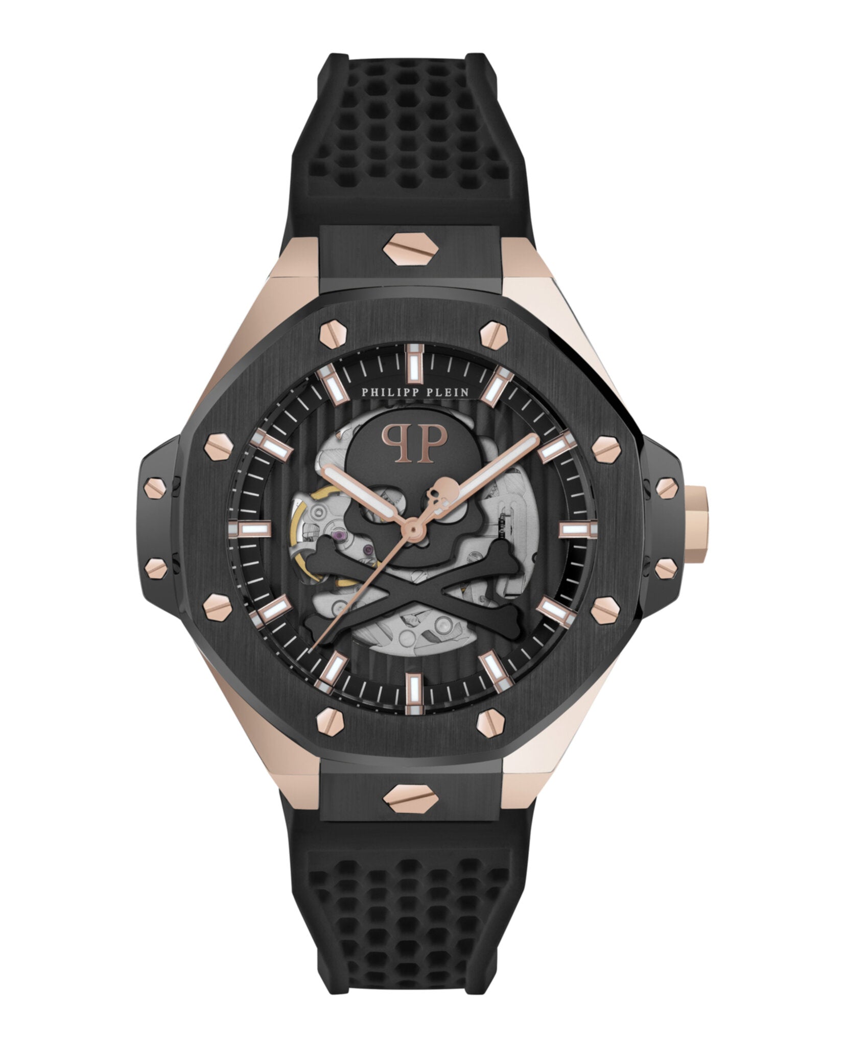 Philipp Plein Mens 46mm Strap Fashion Watch