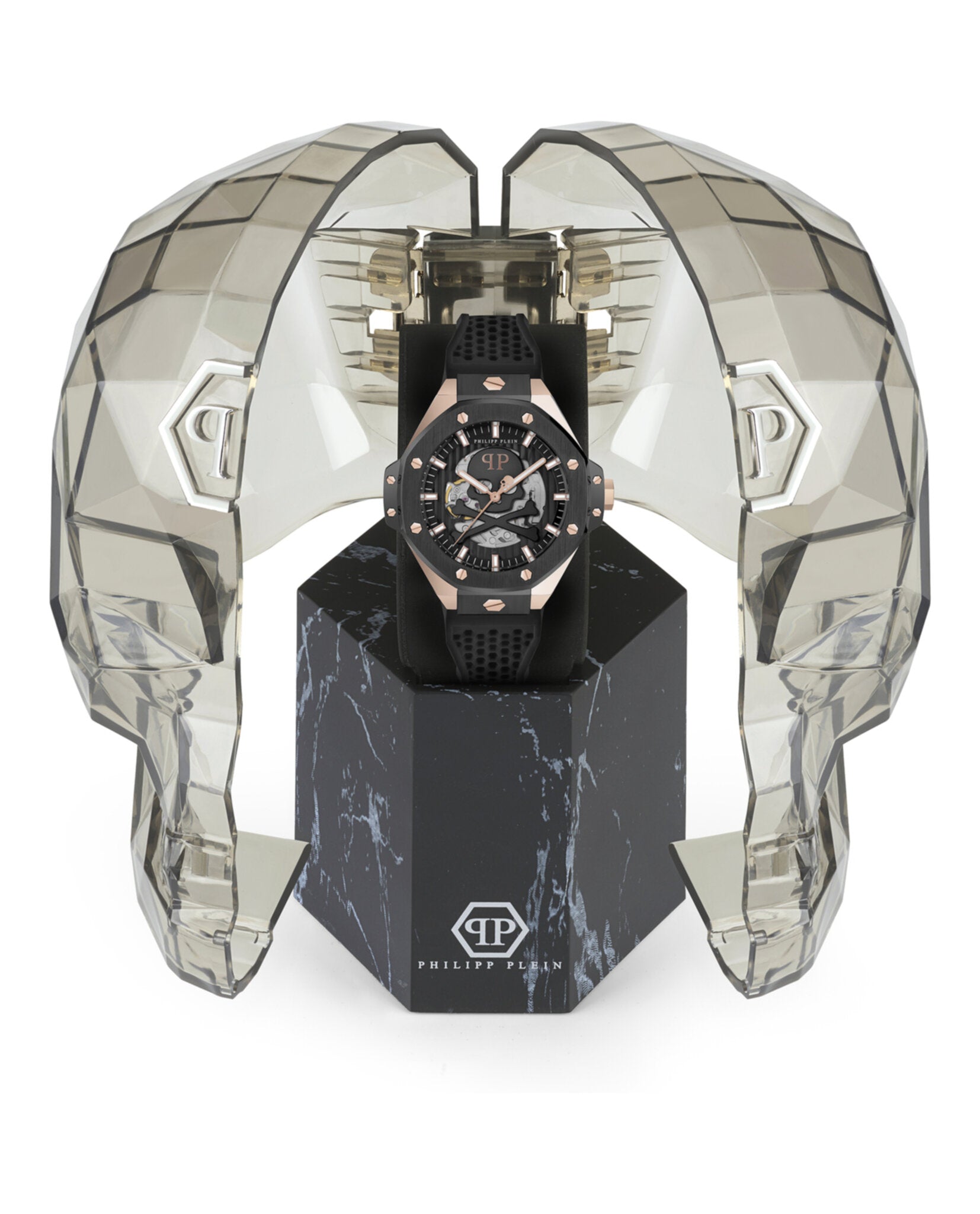 Philipp Plein Mens 46mm Strap Fashion Watch