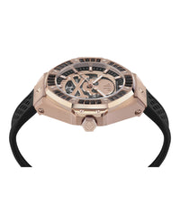 Philipp Plein Mens Rosegold 46mm Strap Fashion Watch
