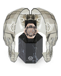 Philipp Plein Mens Rosegold 46mm Strap Fashion Watch