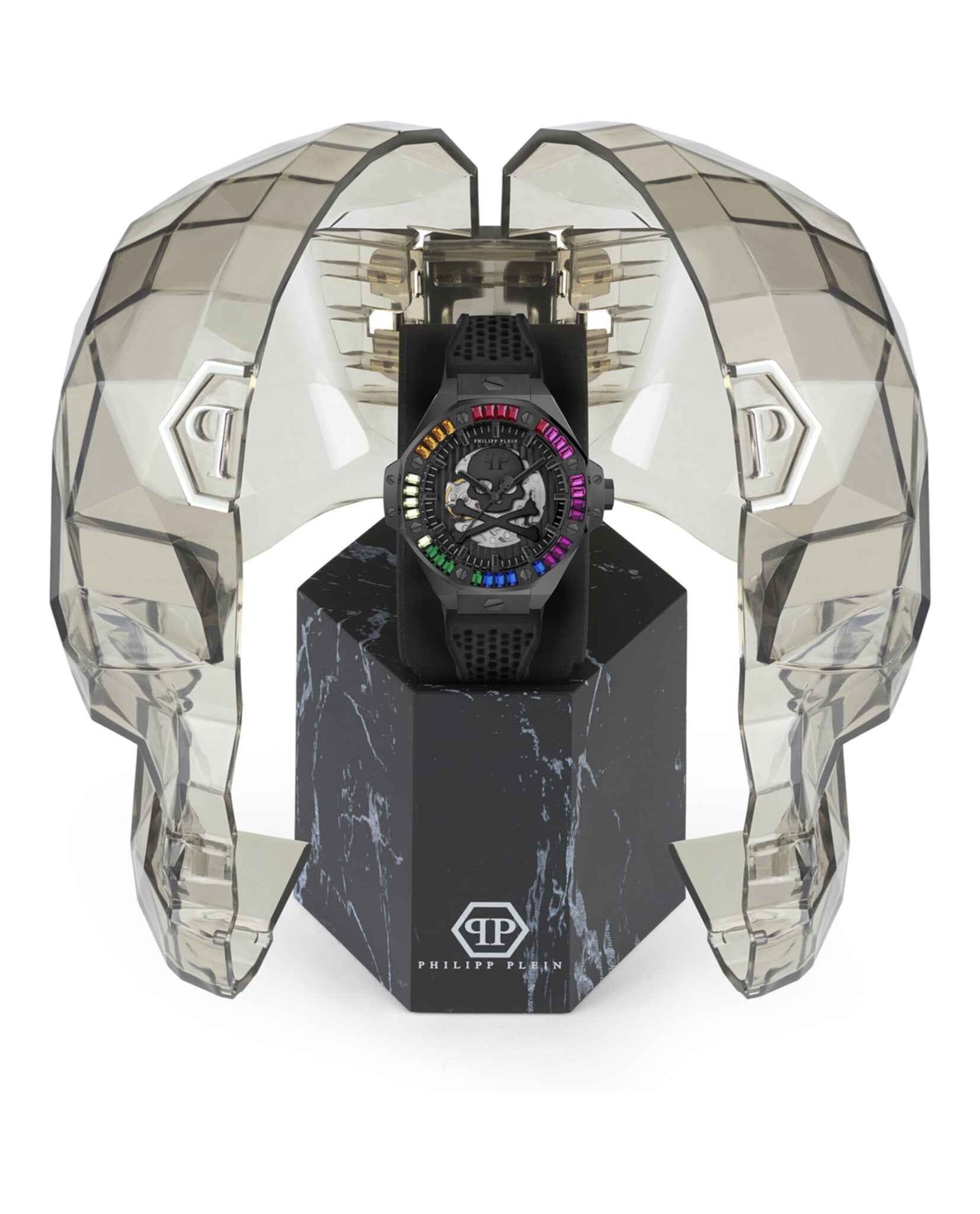 Philipp Plein Mens 46mm Strap Fashion Watch