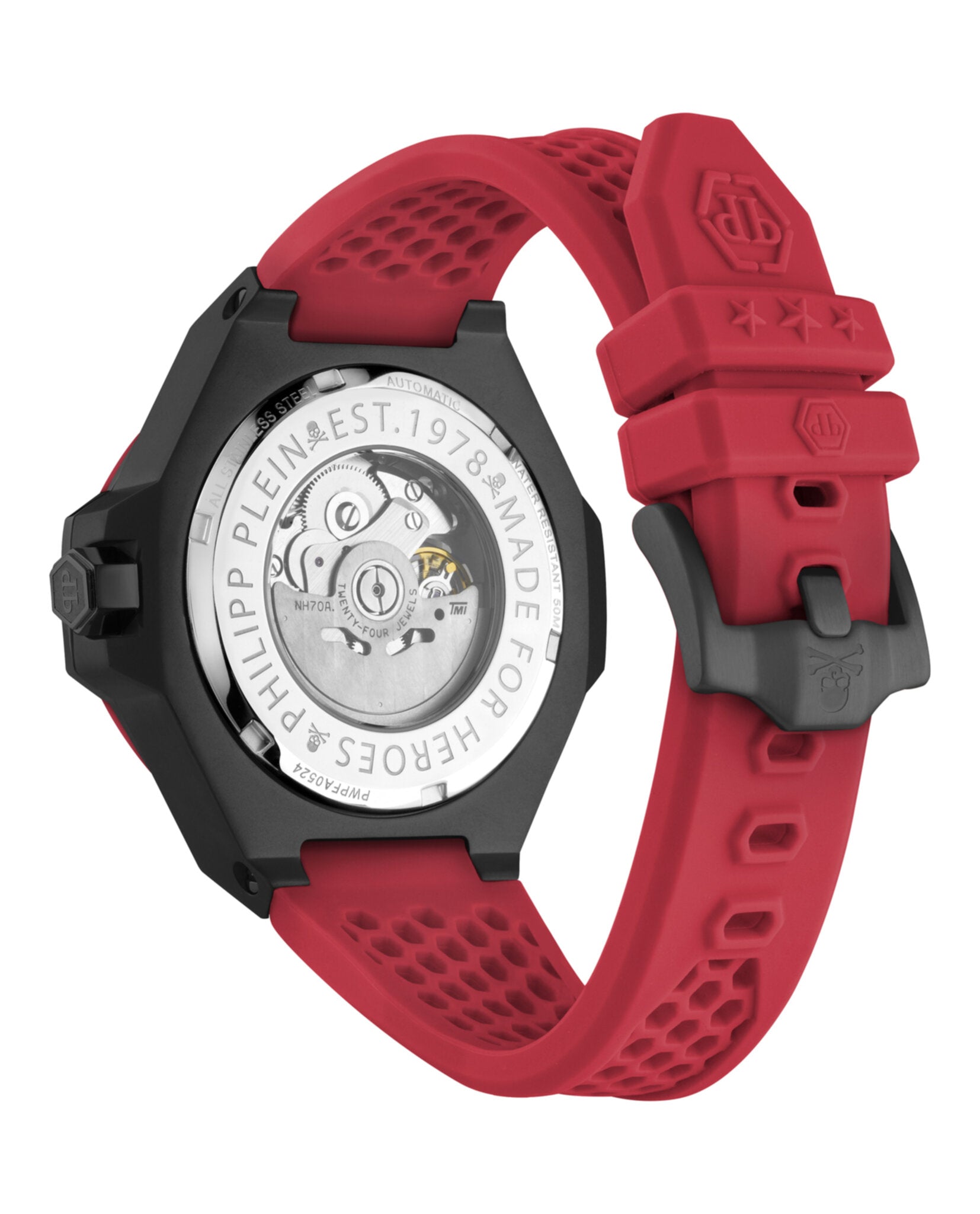 Philipp Plein Mens 46mm Strap Fashion Watch