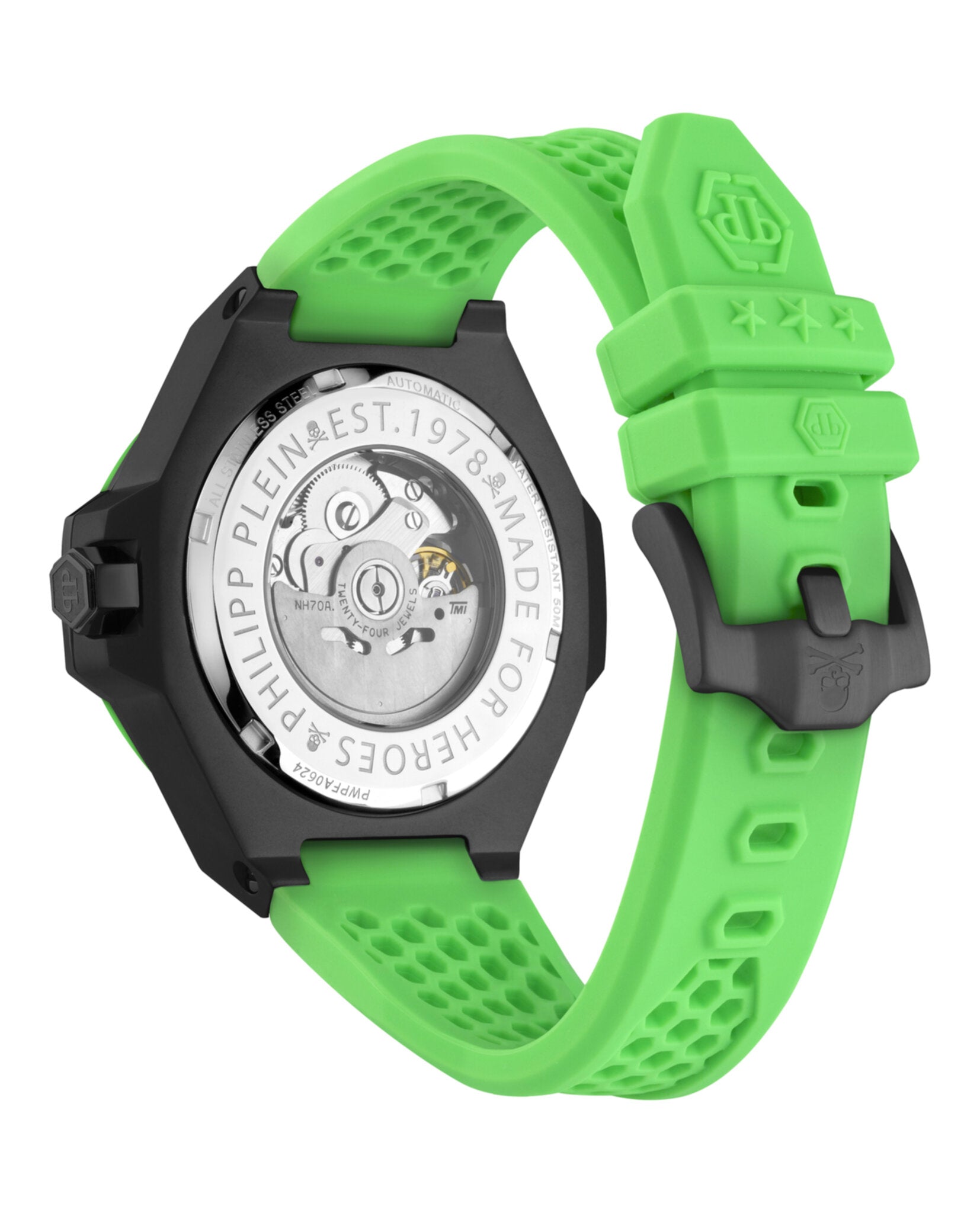 Philipp Plein Mens 46mm Strap Fashion Watch