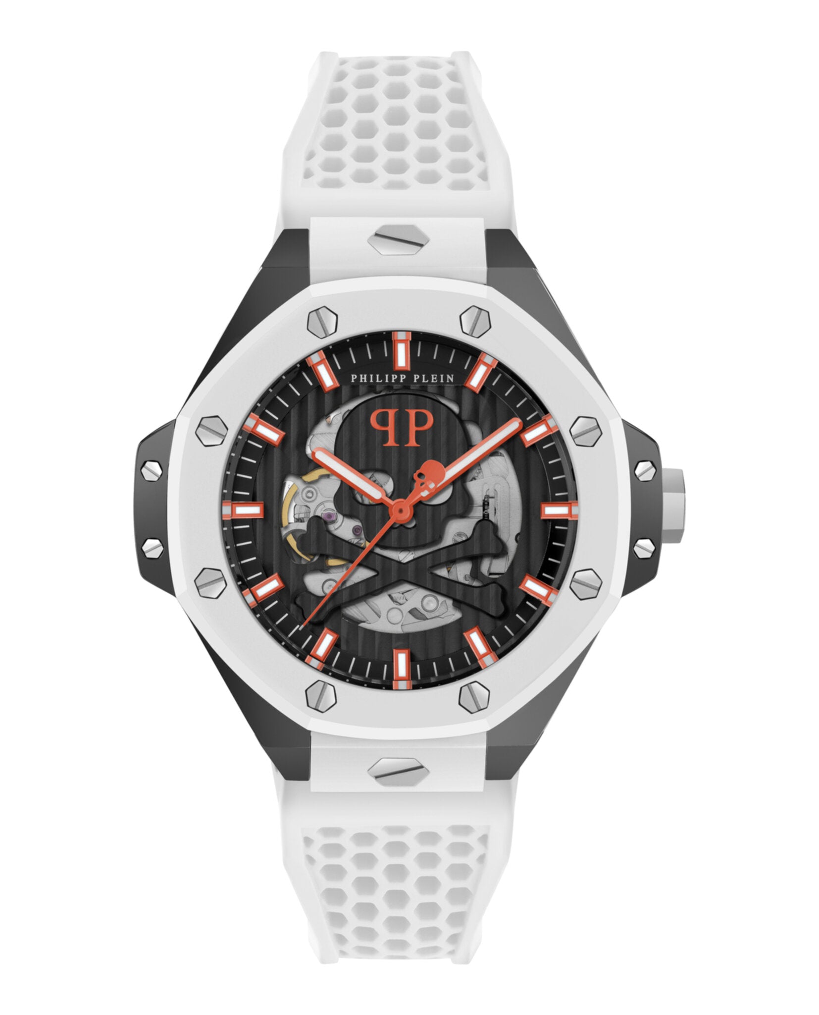 Philipp Plein Mens Black 46mm Strap Fashion Watch