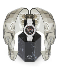 Philipp Plein Mens Black 46mm Strap Fashion Watch