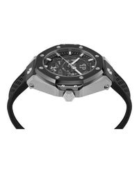 Philipp Plein Mens Stainless Steel 46mm Strap Fashion Watch