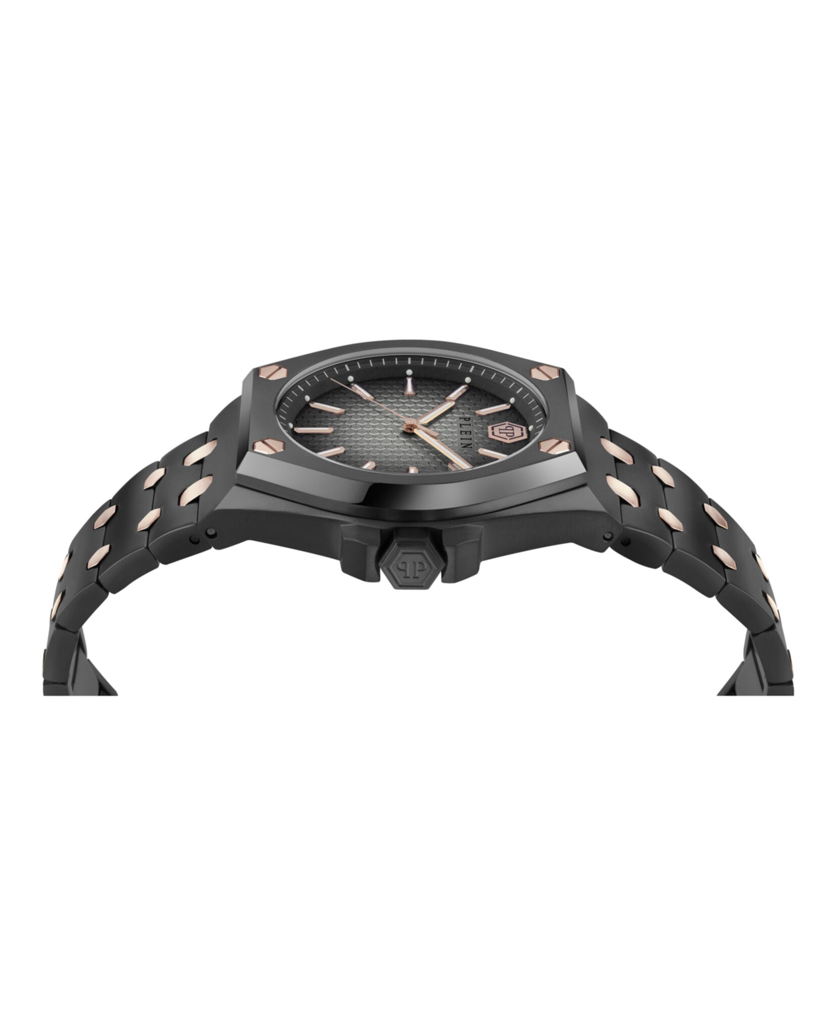 Philipp Plein Mens Stainless Steel 43mm Bracelet Fashion Watch