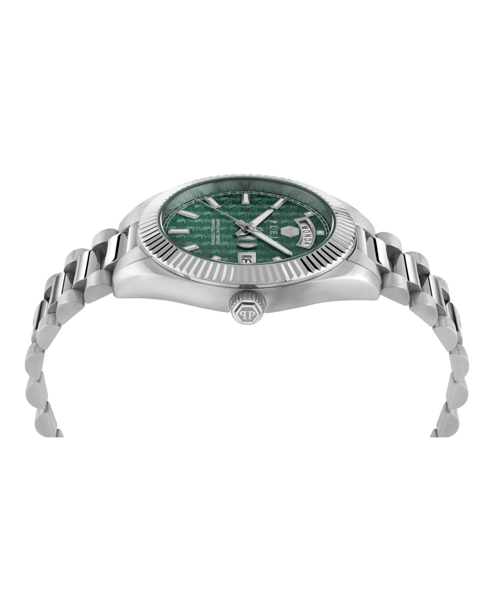 Philipp Plein Mens Stainless Steel 42mm Bracelet Fashion Watch