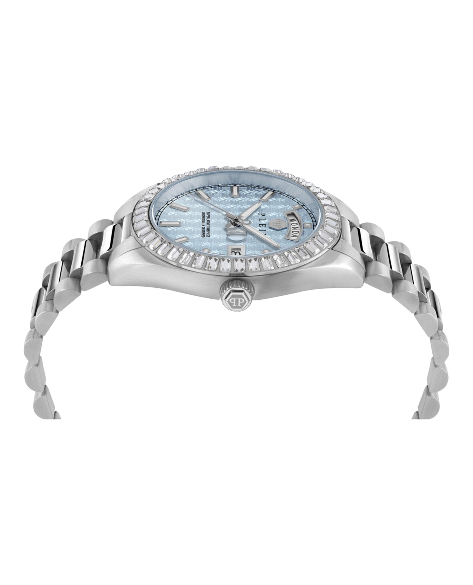 Philipp Plein Mens Stainless Steel 42mm Bracelet Fashion Watch