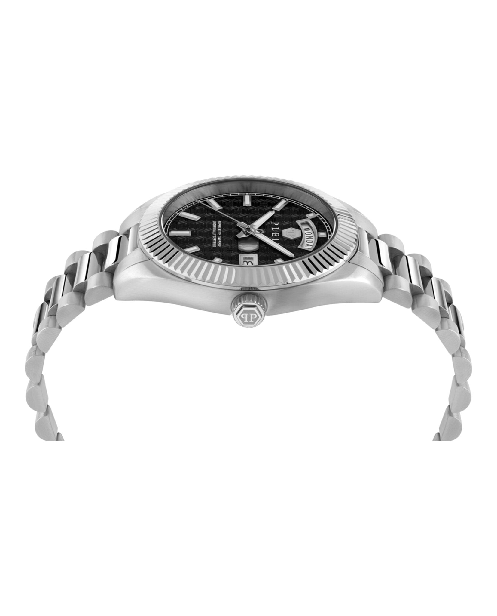 Philipp Plein Mens Stainless Steel 42mm Bracelet Fashion Watch