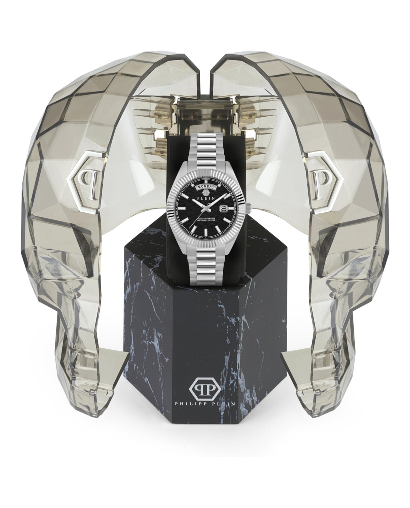 Philipp Plein Mens 45mm Strap Fashion Watch