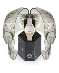 Philipp Plein Womens Gold 38mm Strap Fashion Watch