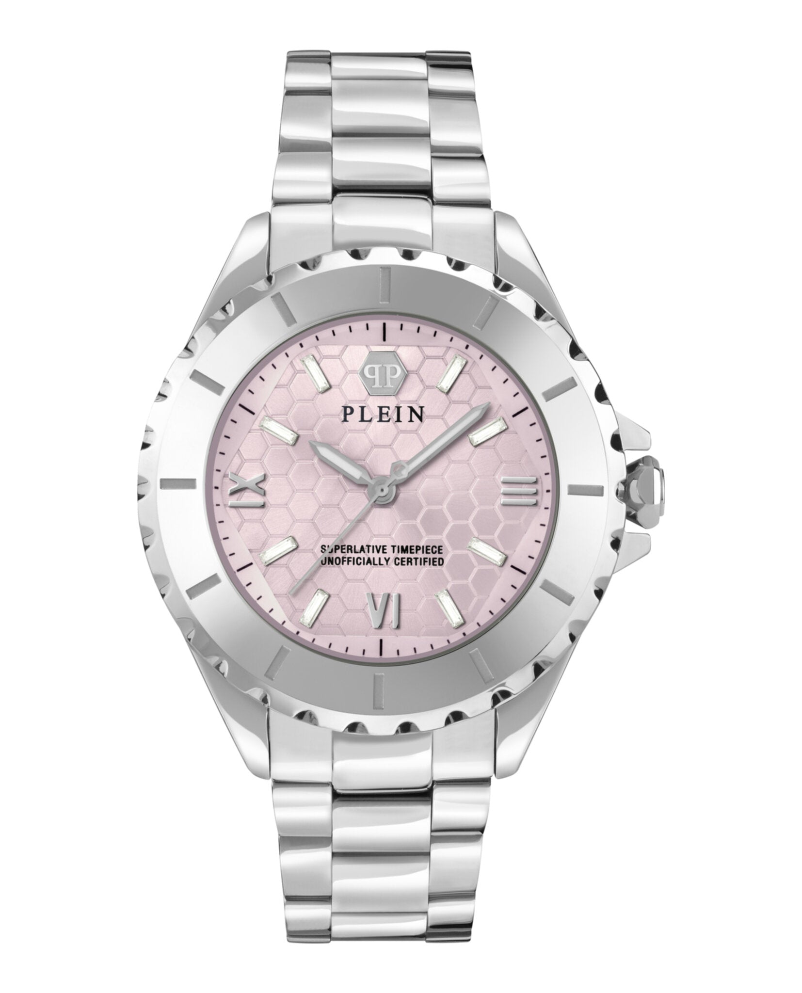 Philipp Plein Womens Stainless Steel 38mm Bracelet Fashion Watch