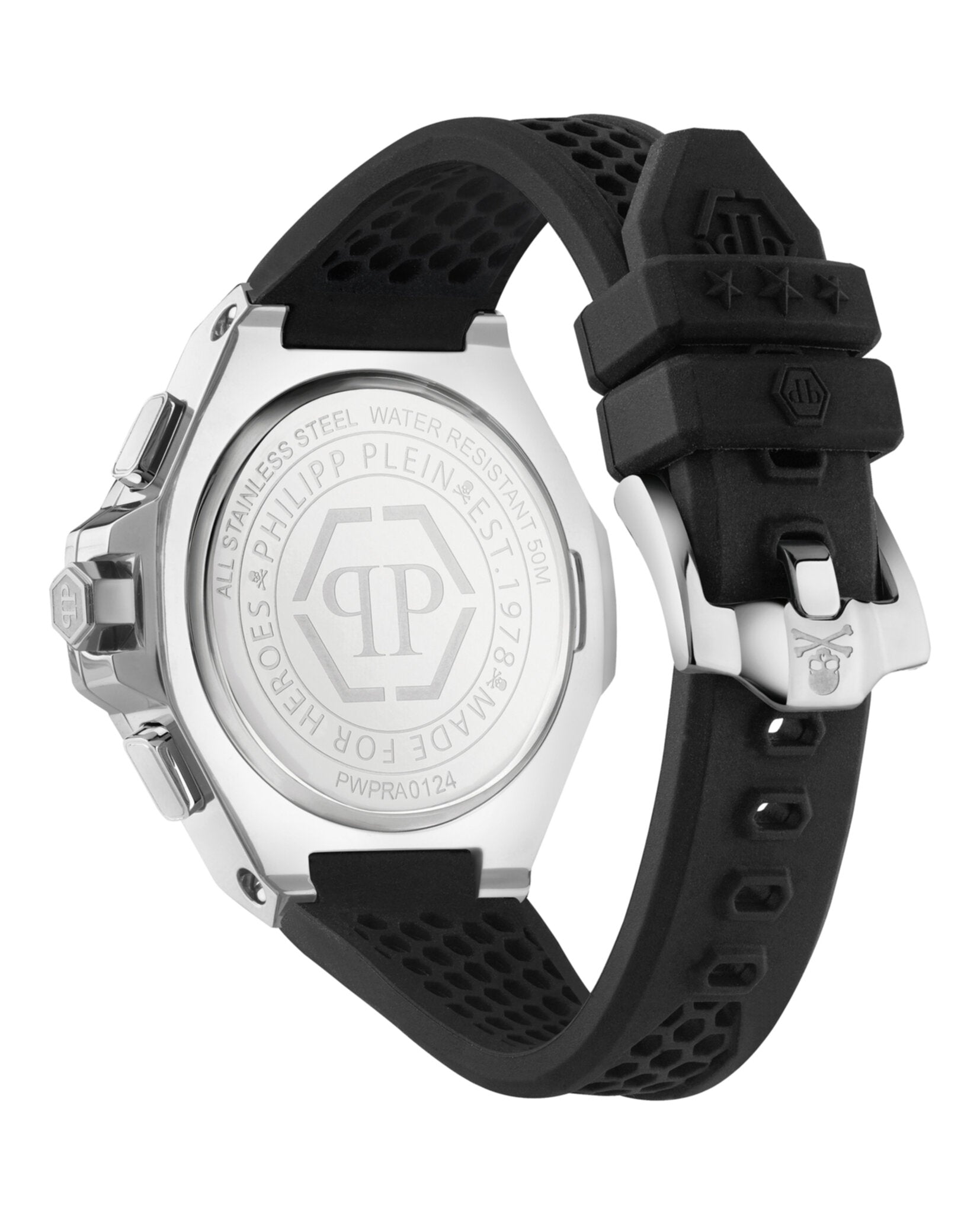 Philipp Plein Mens Two Tone 46mm Strap Fashion Watch