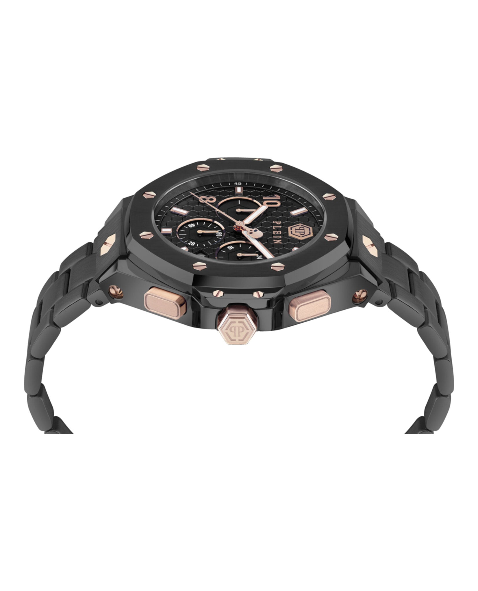 Philipp Plein Mens 46mm Strap Fashion Watch