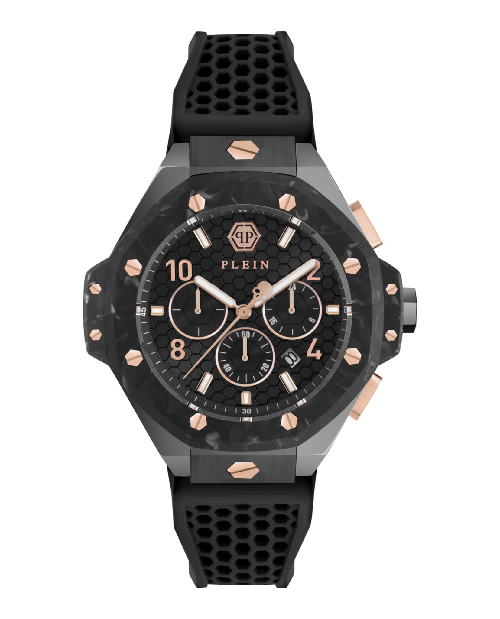 Philipp Plein Mens 46mm Strap Fashion Watch
