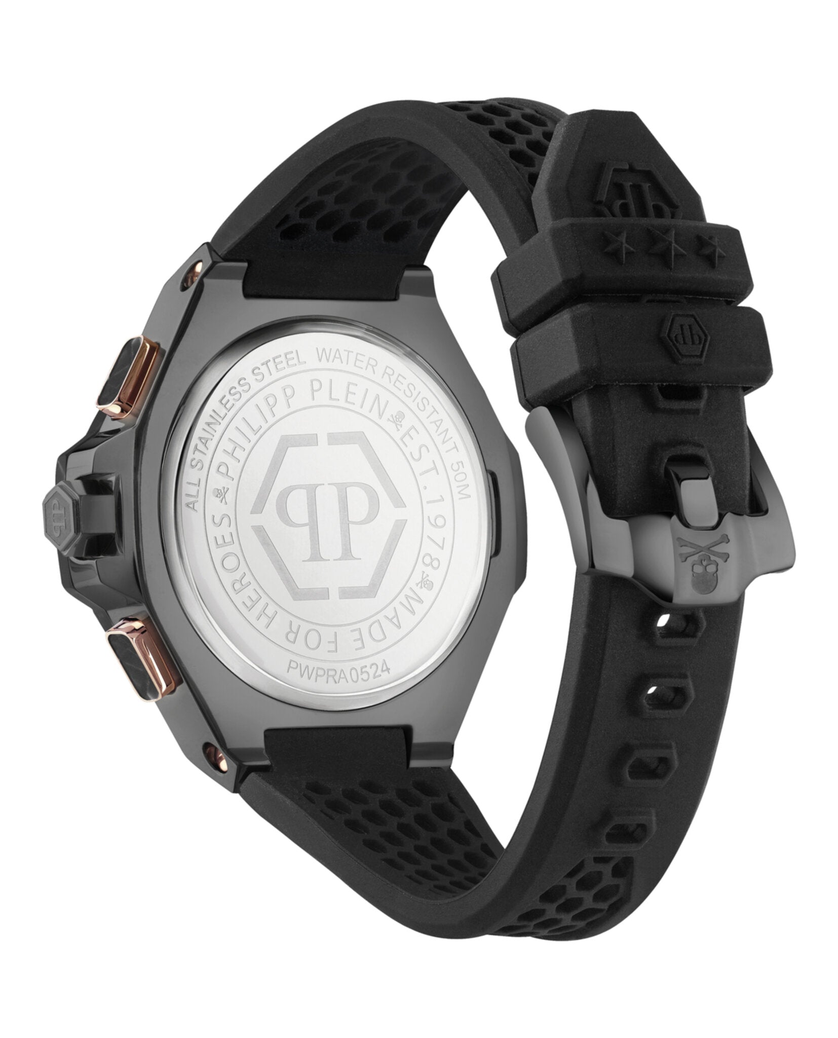 Philipp Plein Mens 46mm Strap Fashion Watch