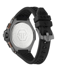 Philipp Plein Mens Black 46mm Strap Fashion Watch