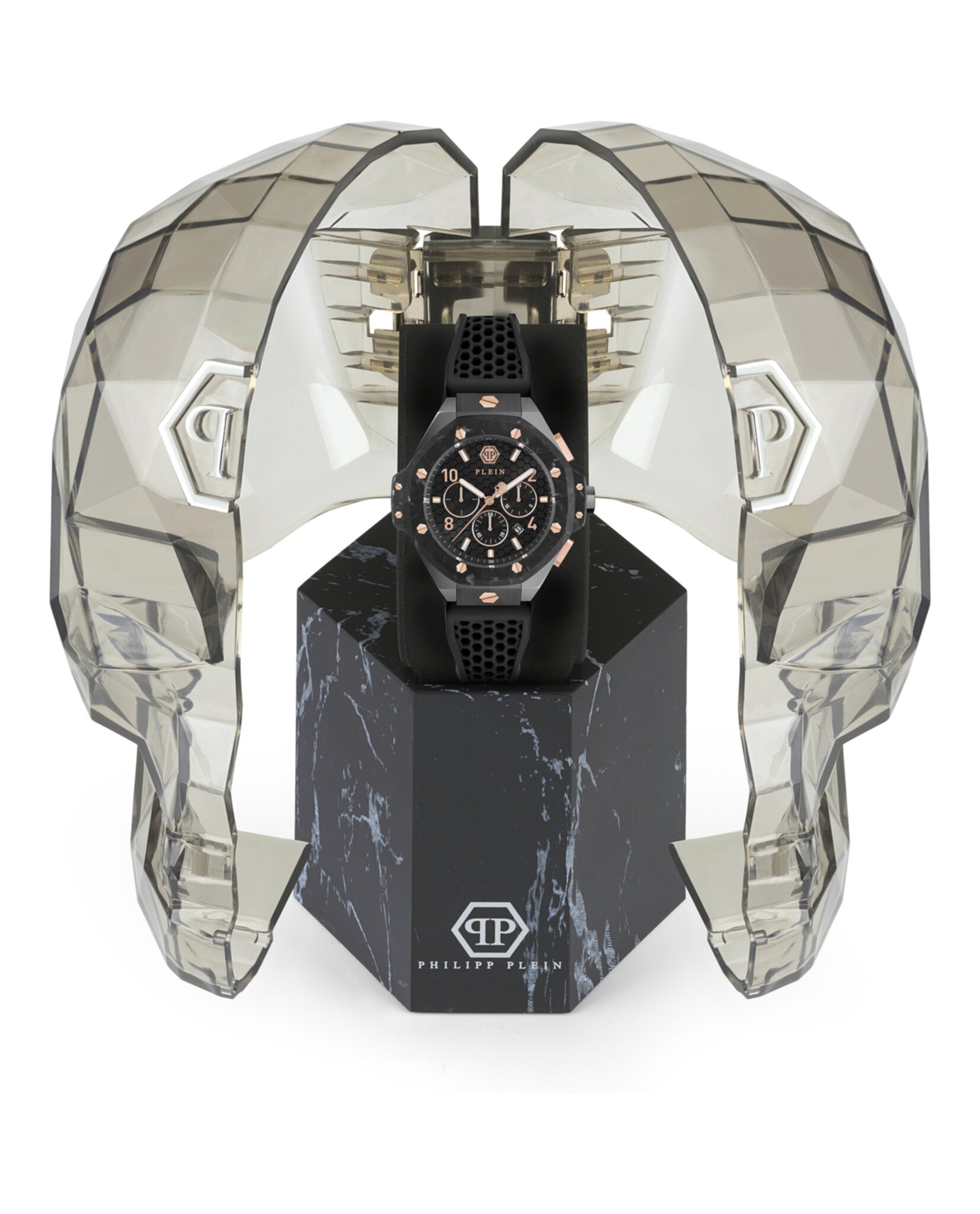 Philipp Plein Mens 46mm Strap Fashion Watch
