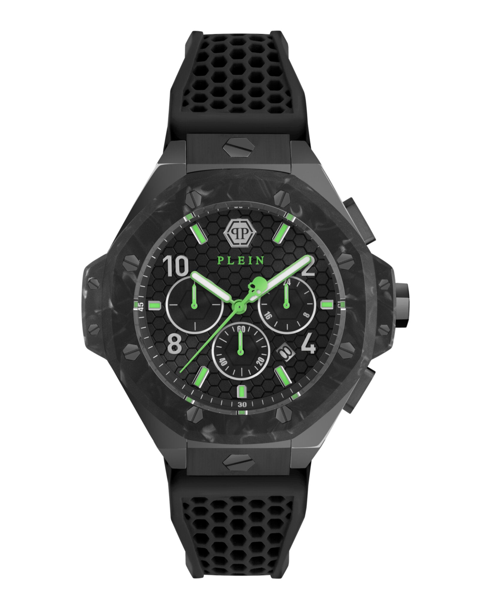 Philipp Plein Mens 46mm Strap Fashion Watch