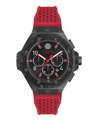 Philipp Plein Mens 46mm Strap Fashion Watch