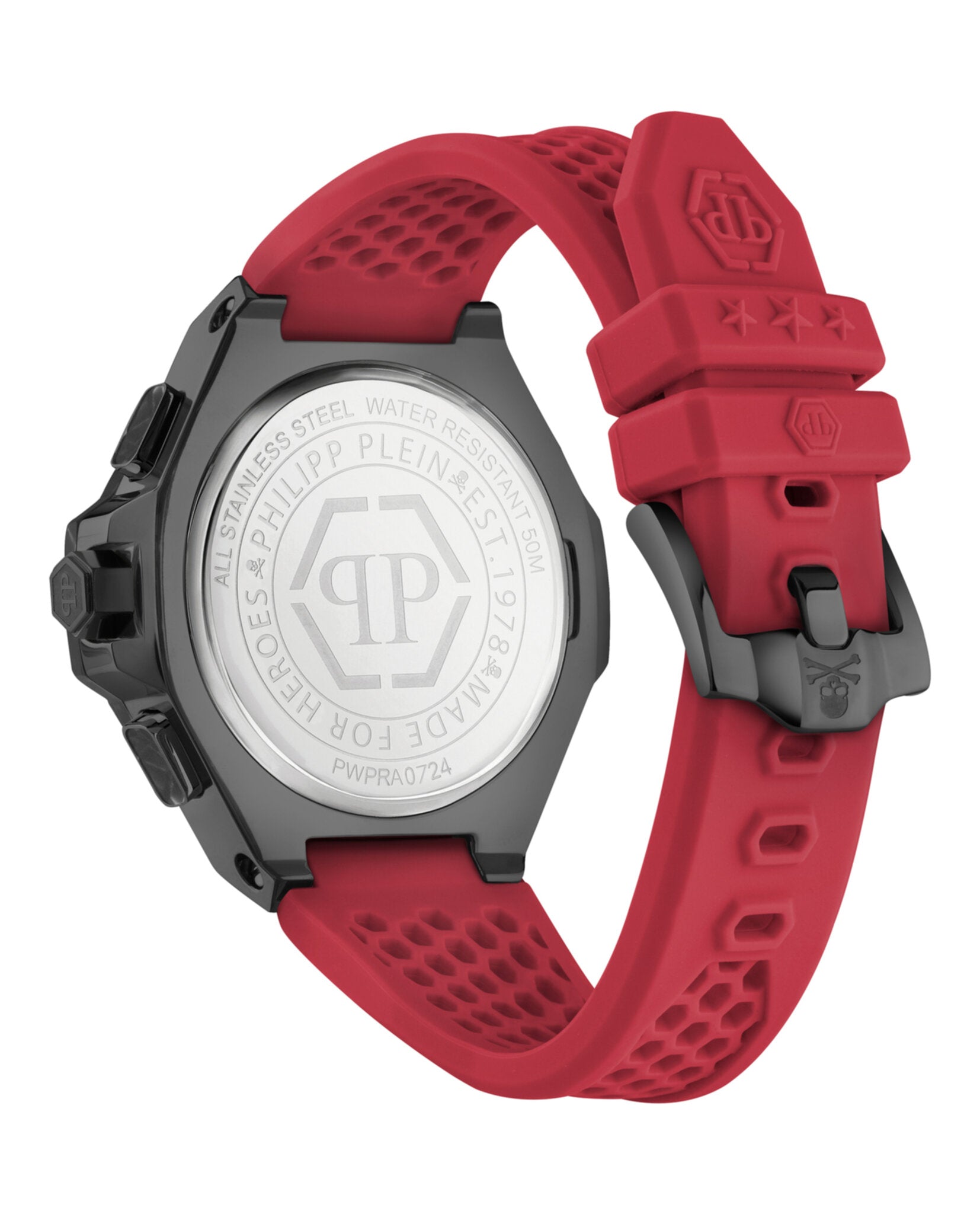 Philipp Plein Mens 46mm Strap Fashion Watch