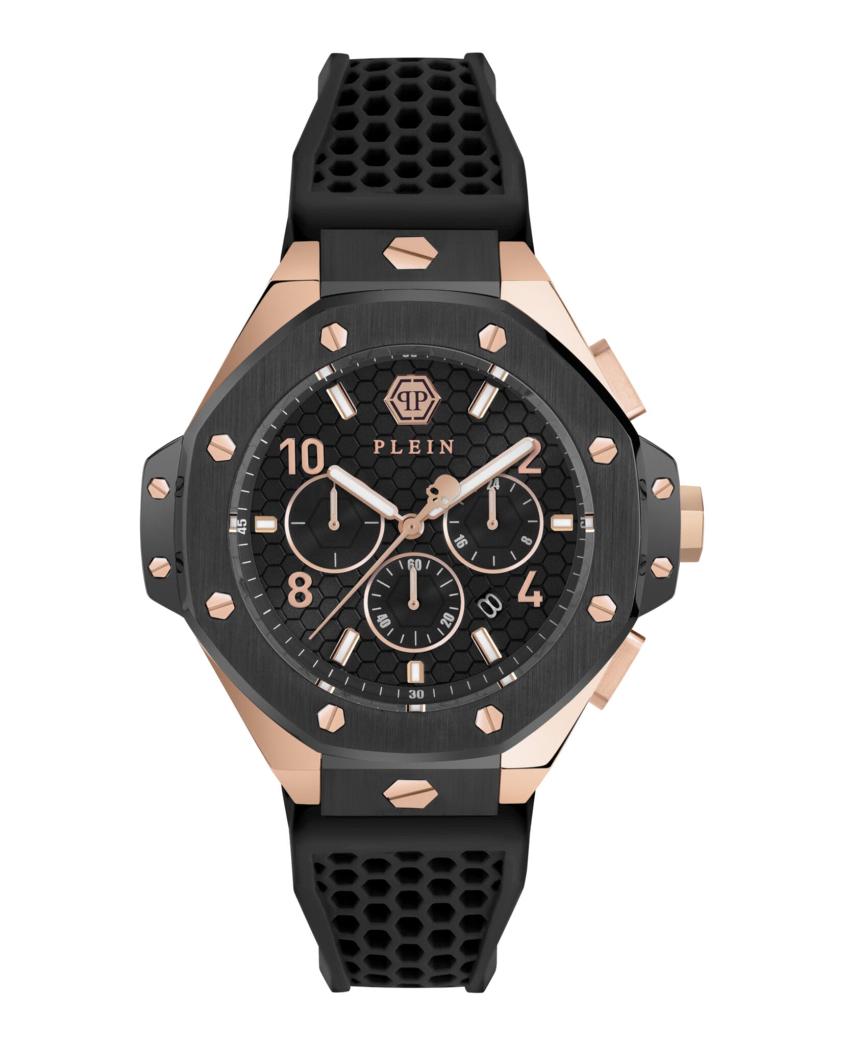 Philipp Plein Mens 46mm Strap Fashion Watch