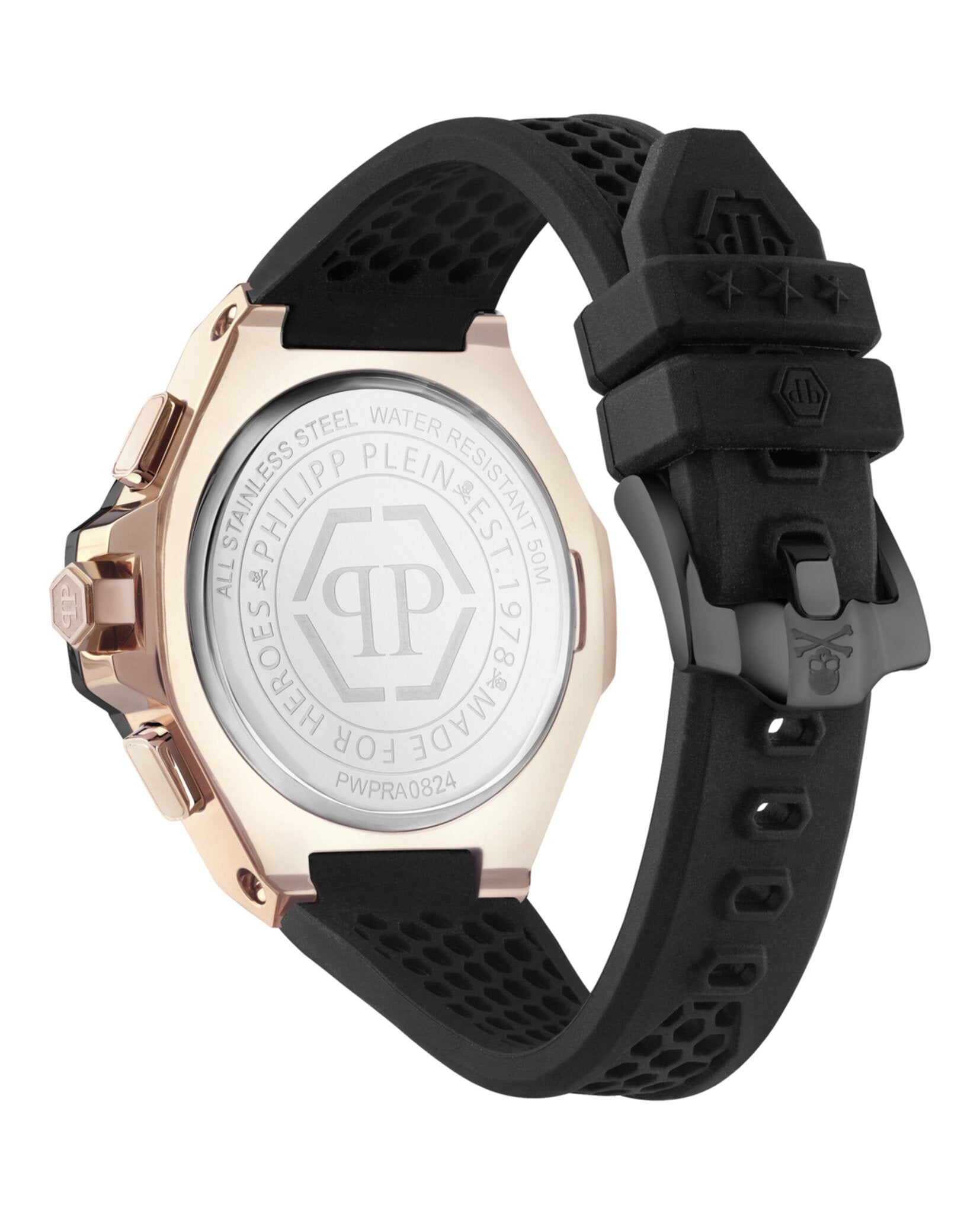 Philipp Plein Mens 46mm Strap Fashion Watch