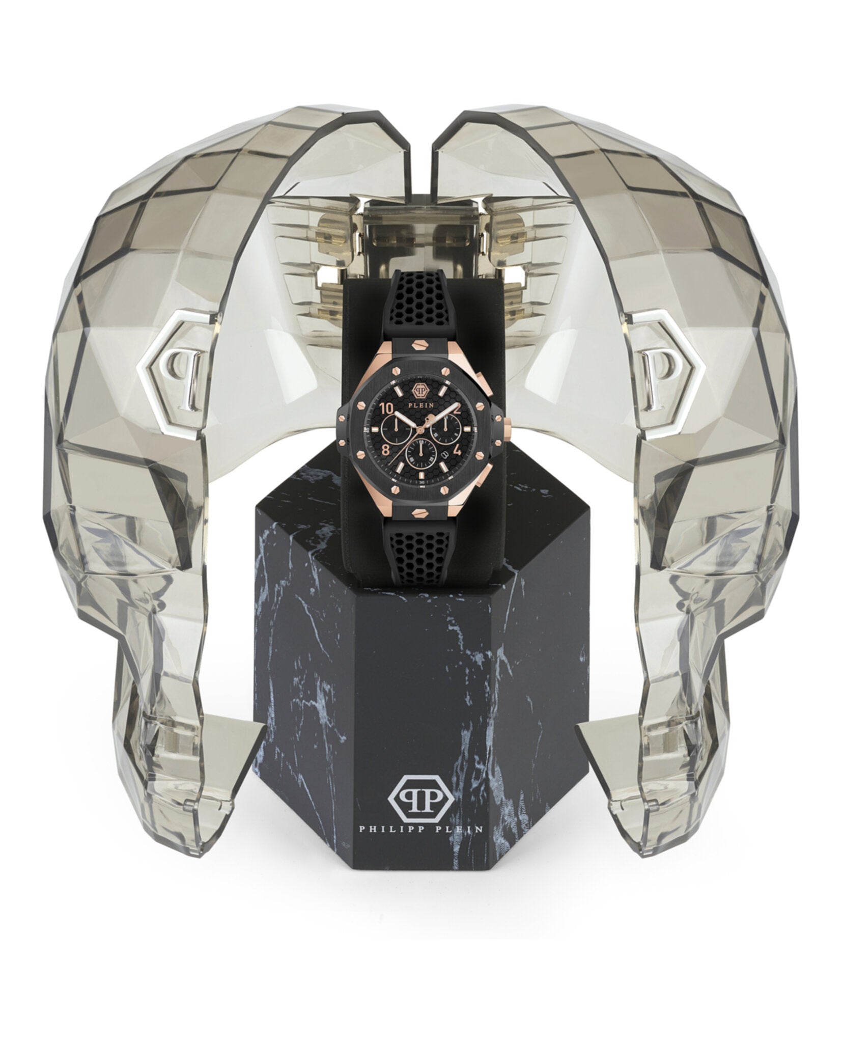 Philipp Plein Mens 46mm Strap Fashion Watch